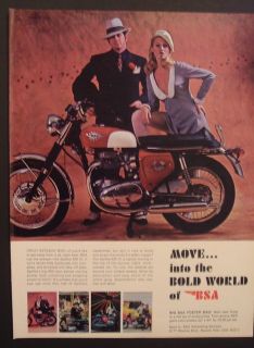   Small Arms Bonnie & Clyde Motorcycle ad 1968 1967 1969 1966