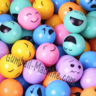 250 27mm Printed Faces Bouncy Balls for Vending Machines