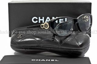 2011 Chanel 3203 Eyeglass Frame Black Collection Bouton