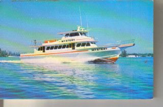 Mystery Deep Sea Party Boat Boothbay Harbor Postcard