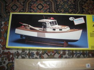 Boothbay Lobster Wooden Boat Kit by Midwest Products