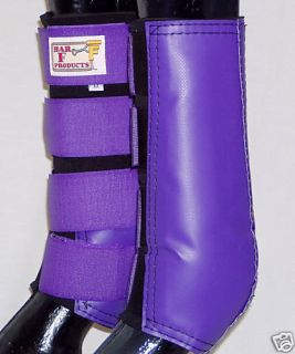 Sports Medicine Horse Boots Purple Size Large SMB