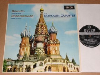 Decca SXL 6036 Borodin Schostakovich Quartets Borodin Quartet WBG ED1 