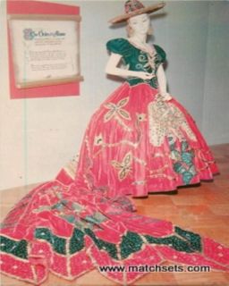 SAN ANTONIO, TEXAS Interior Costume of Queens Fiesta White Museum 