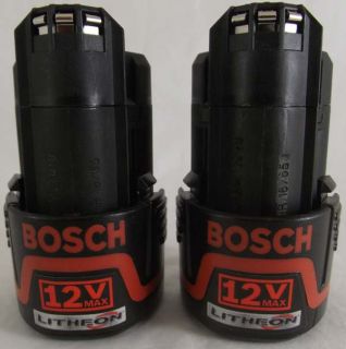 Bosch BAT412 10 8 12 V Li ion Two Battery for BC430 New