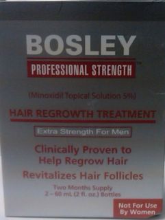 Bosley Hair Regrowth Treatment for Men Two Month Supply