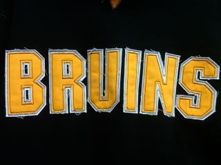 Boston Bruins Embroidered Black Hooded Sweatshirt Hoody