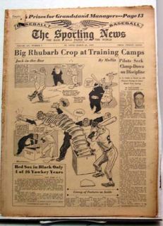 Mar 23 1949 Sporting News Jackie Robinson G Earnshaw