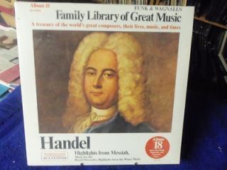    AND WAGNALLS 18 Handel Highlights from Messiah LPO BOULT MINT RCA SS