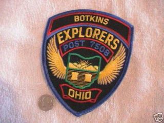 Ohio Botkins Explorers Post 7508 Patrol Police Patch