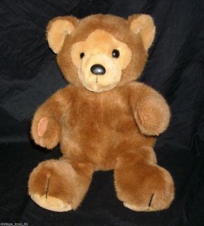 13 VINTAGE R DAKIN BROWN TEDDY BEAR 1986 STUFFED ANIMAL PLUSH SOFT TOY 