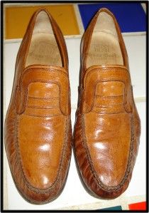 Vtg Nunn Bush Brass Boot Leather Loafers Shoes Driving Mocs Awsome 