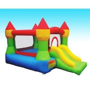 Bounceland Castle With Hoop Inflatable Bounce House Bouncer, WHY Rent 