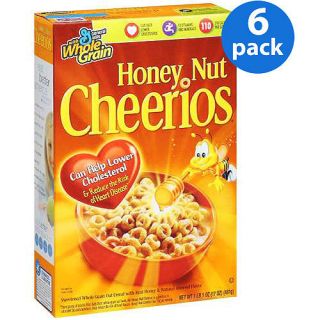   Honey Nut Cheerios Breakfast Cereal Whole Grain Heart Smart