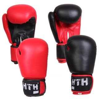 10oz Rex Boxing Gloves Muay Thai Sparring Punch Bag Training MMA Mitts 