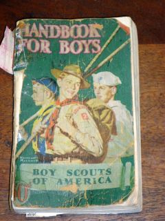 Boy Scout Handbook 1945 Interesting Old Ads