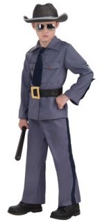 Child Small Boys State Trooper Costume Kids Policeman