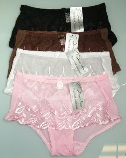   embroideried sheer low rise boyshorts sexy lace panties are made with
