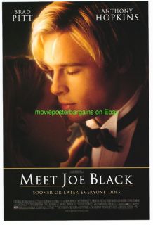 Meet Joe Black Movie Poster Brad Pitt Anthony Hopkins