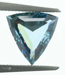 2ct Trillion Brilliant Deep Green Blue Loose Engagement Diamond Bridal 