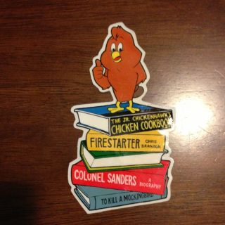 Vintage World Industries Chris Branagh Chicken Hawk Skateboard Sticker 
