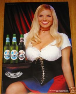 St Pauli Girl Collectible Poster Brittany Evans New