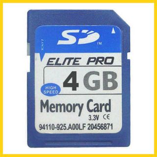 Brand New 4GB SD Memory Card for Digital Camera DC PDA  4 Go
