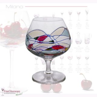 501 milano crystal brandy snifter height 5 1 2 volume 15oz qty set of 