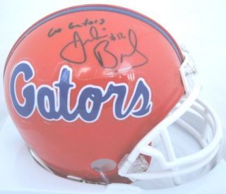 John Brantley Signed Florida Gators Mini Helmet Global