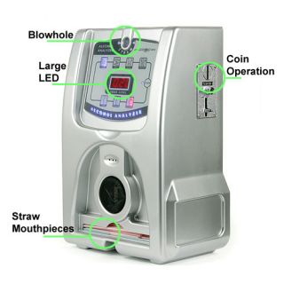 New Alcoscan AL3500 Coin Operated Alcohol Breathalyzer