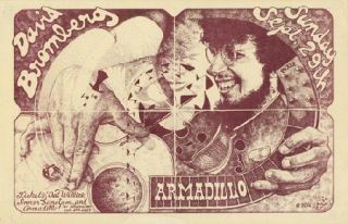 David Bromberg Austin 1974 Armadillo Original Concert Poster Guy Juke 