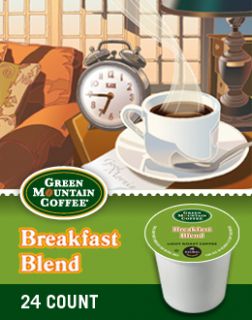 Green Mountain Breakfast Blend 96 K Cups 4 Box Guarantee Fresh
