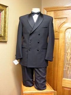 this auction is for a fumagalli s black double breasted tuxedo coat 