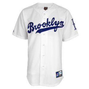 100 Jackie Robinson Brooklyn Dodgers Sewn Majestic Cooperstown XXL 2XL 