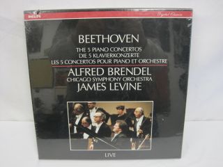 Beethoven The 5 Piano Concertos Alfred Brendel James Levine Chicago 