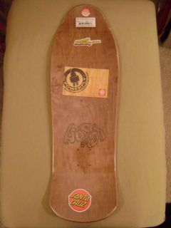 Santa Cruz Christian Hosoi Picasso Skateboard Deck Brown