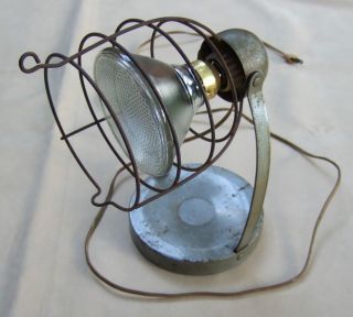 Vintage Bretford Industrial Heat Tanning Spot Cage Light Lamp TD 6 mid 