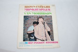 VAN MORRISON Brown Eyed Girl Midnight Special HIP POCKET RECORD