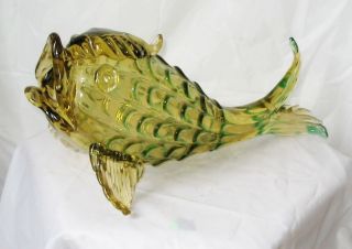 16  RARE Archimede Seguso Barovier Hand Blown Art Glass Fish Murano 