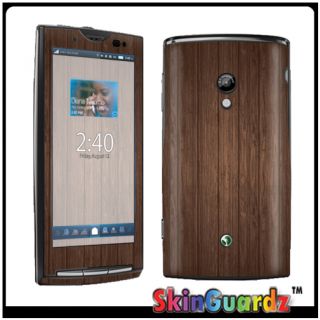 Brown Wood Vinyl Case Decal Skin to Cover Your Sony Ericsson Xperia 
