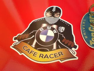 bmw cafe racer retro motorcycle sticker decal 1 off 85mm