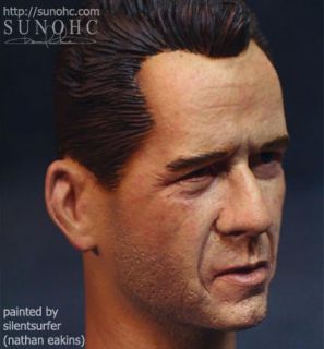 12 Custom Bruce Willis John McClane Head Sculpt
