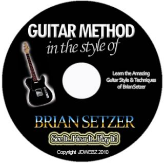 Brian Setzer Guitar Tab Software Lesson CD BONUSES