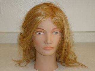 Cosmetology Mannequin Head Pretty Blond Bridgette Marie LOOK