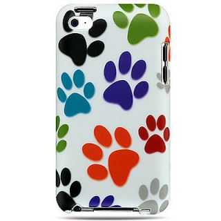 paw print case for apple ipod touch 4g itouch phone one day shipping 