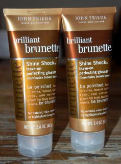  brunette shine shock perfecting glosser 2 new john frieda brilliant 