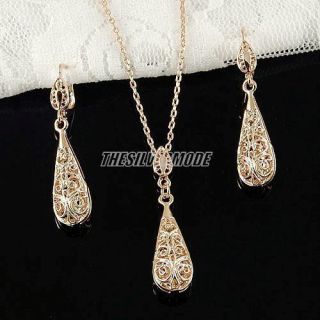   Plated Necklace Earring Jewelry Sets Wedding Bridesmaid Jewelry