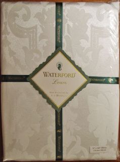 WATERFORD BANBRIDGE PEARL COLOR TABLECLOTH SIZE 70 x 144 OBLONG NEW