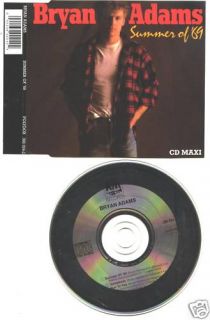 Bryan Adams Summer of 69 RARE CD Single 1983