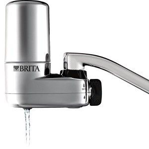 Brita Faucet Filter Filtration System Complete Chrome Model Saff 100 